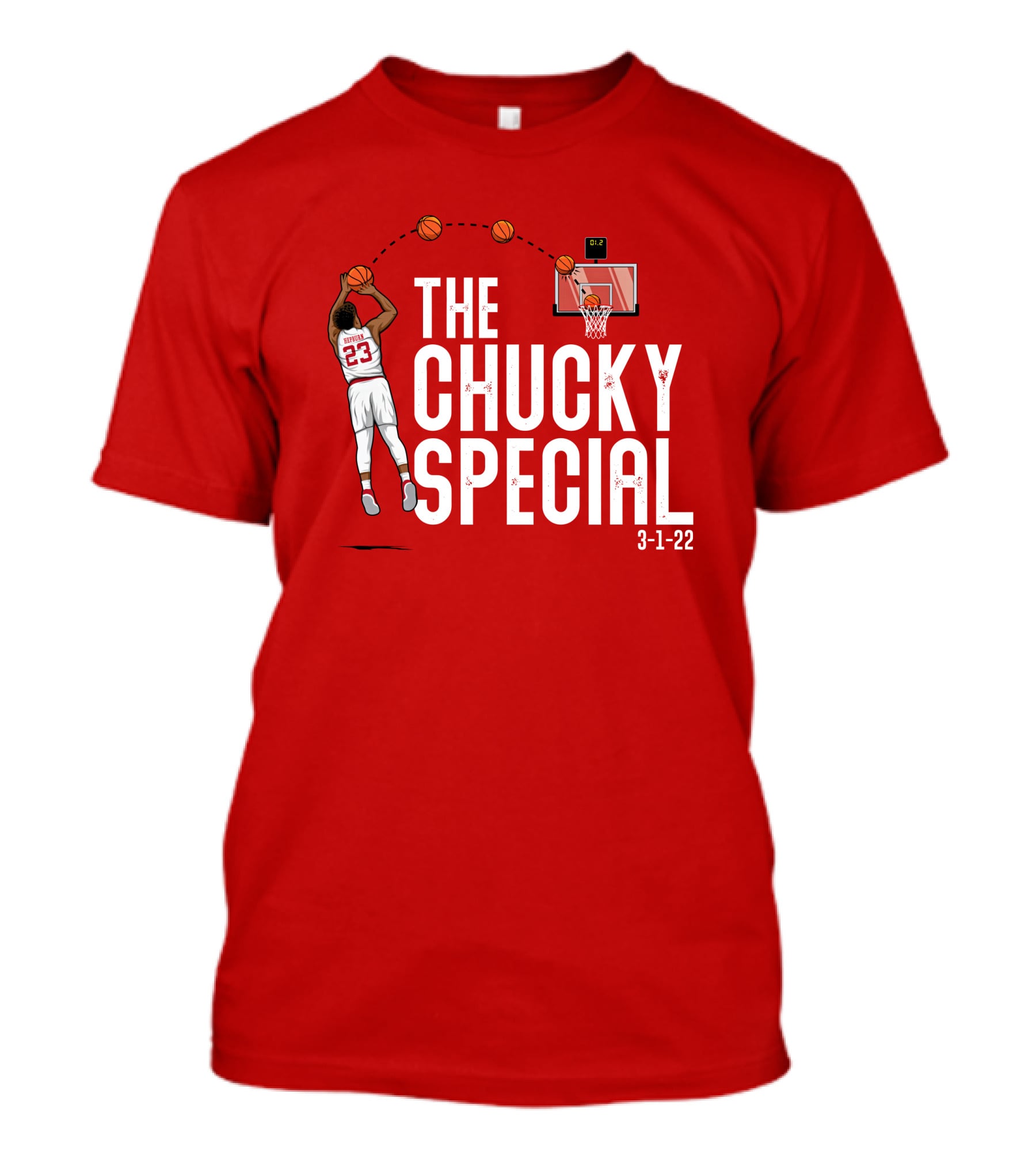 Chucky Hepburn The Chucky Special Basketball Shot 3-1-22 The Players Trunk Merch T-Shirt