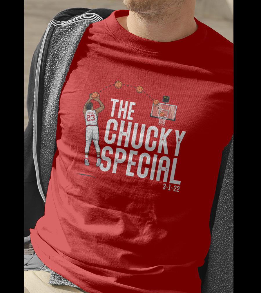 Chucky Hepburn The Chucky Special Basketball Shot 3-1-22 The Players Trunk Merch T-Shirt