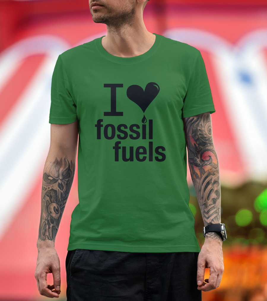 Alex Epstein UFC272 I Love Fossil Fuels Iconic Heart T-Shirt