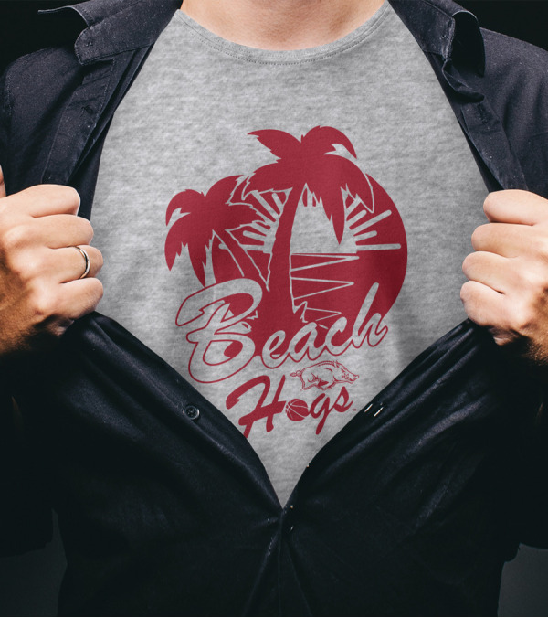 Eric Musselman Beach Hogs Arkansas Razorback Tampa T-Shirt