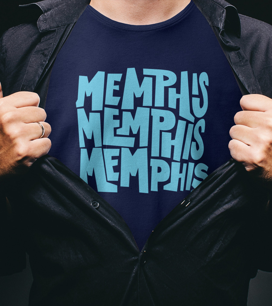 Memphis Memphis Memphis Choose 901 Merch Growl Towel T-Shirt