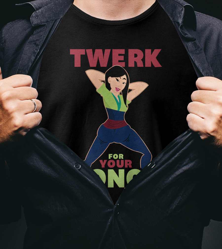 Lookhuman Merch Twerk For Your Honor Libs Of Tik Tok Mulan T-Shirt