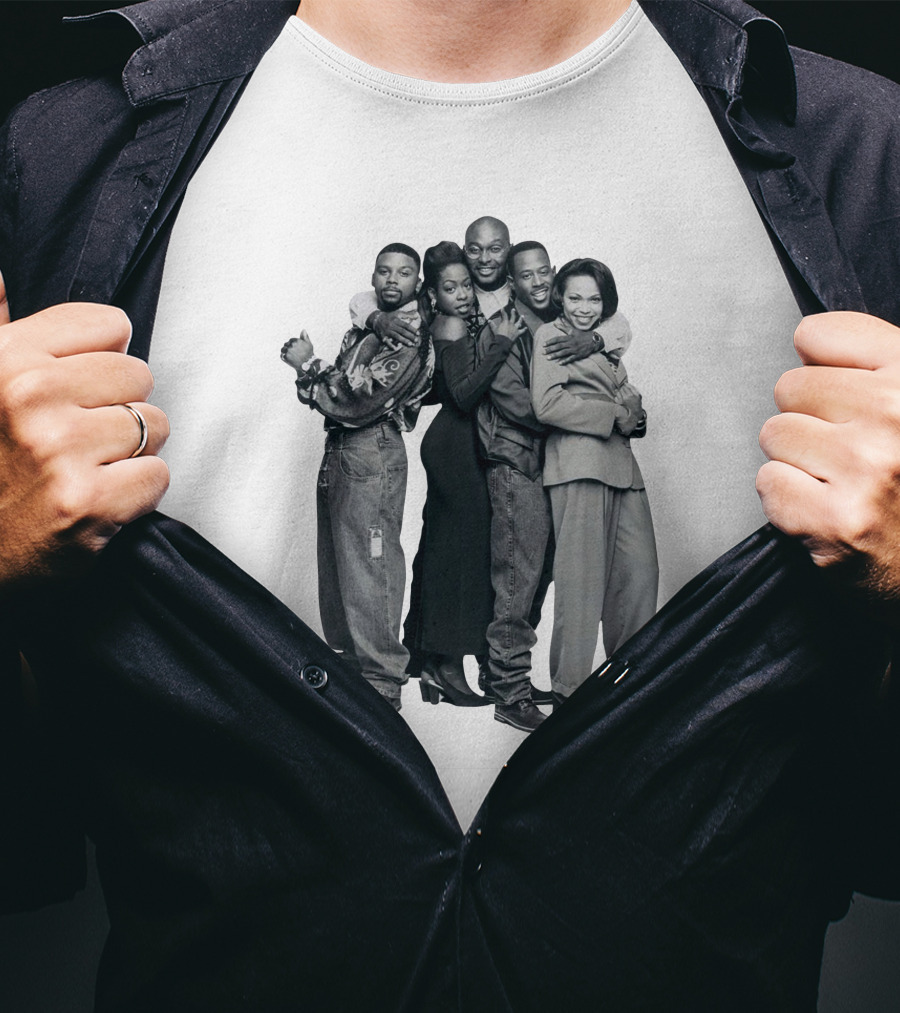 Martin Lawrence The Squad Is Everything Squad Goals Iconic Group Photo T-Shirt