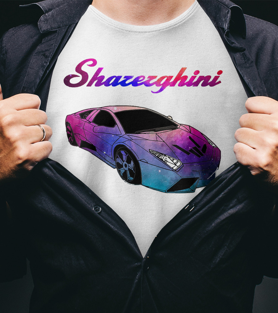 Discover Cool Kids Shazerghini Galaxy Car T-Shirt