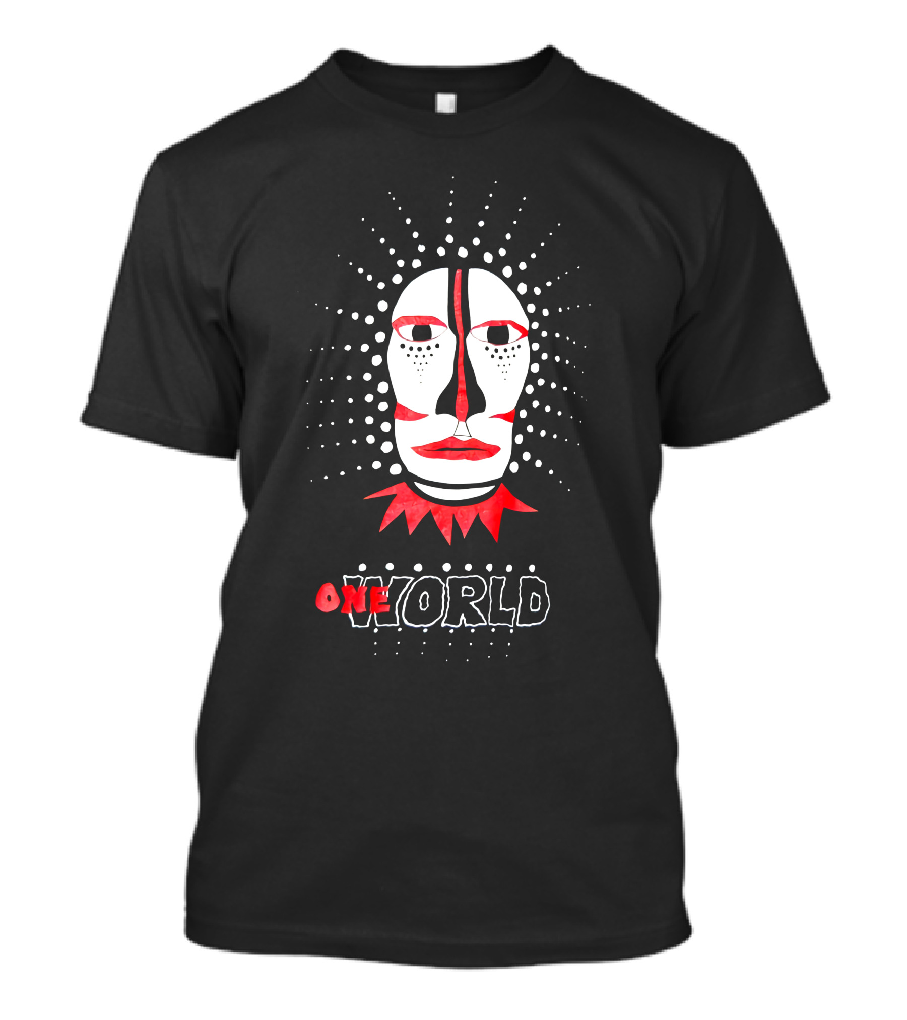 90s Johnny Clegg Savuka One World Face T-Shirt