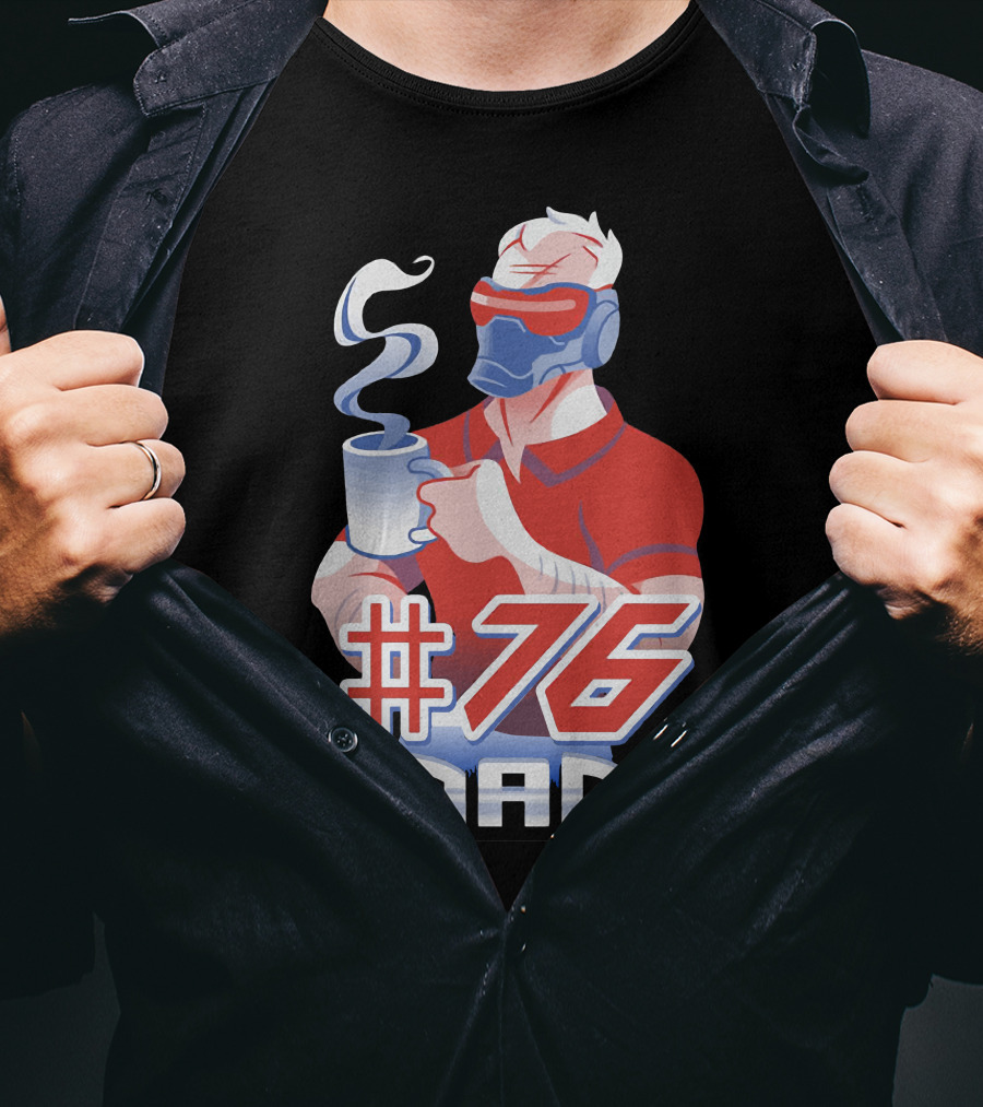 Soldier76 #76 Dad Coffee Mug Gaming T-Shirt