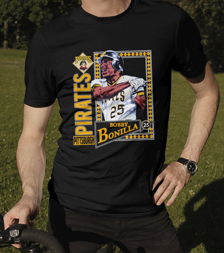 Pittsburgh Pirates Bobby Bonilla 25 Vintage 1991 Baseball T-Shirt