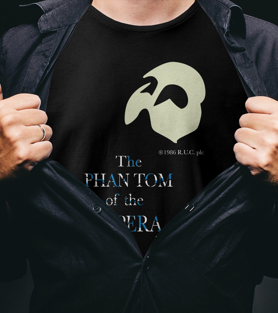 The Phantom Of The Opera Vintage Local Crew 1986 R.U.C. Plc T-Shirt
