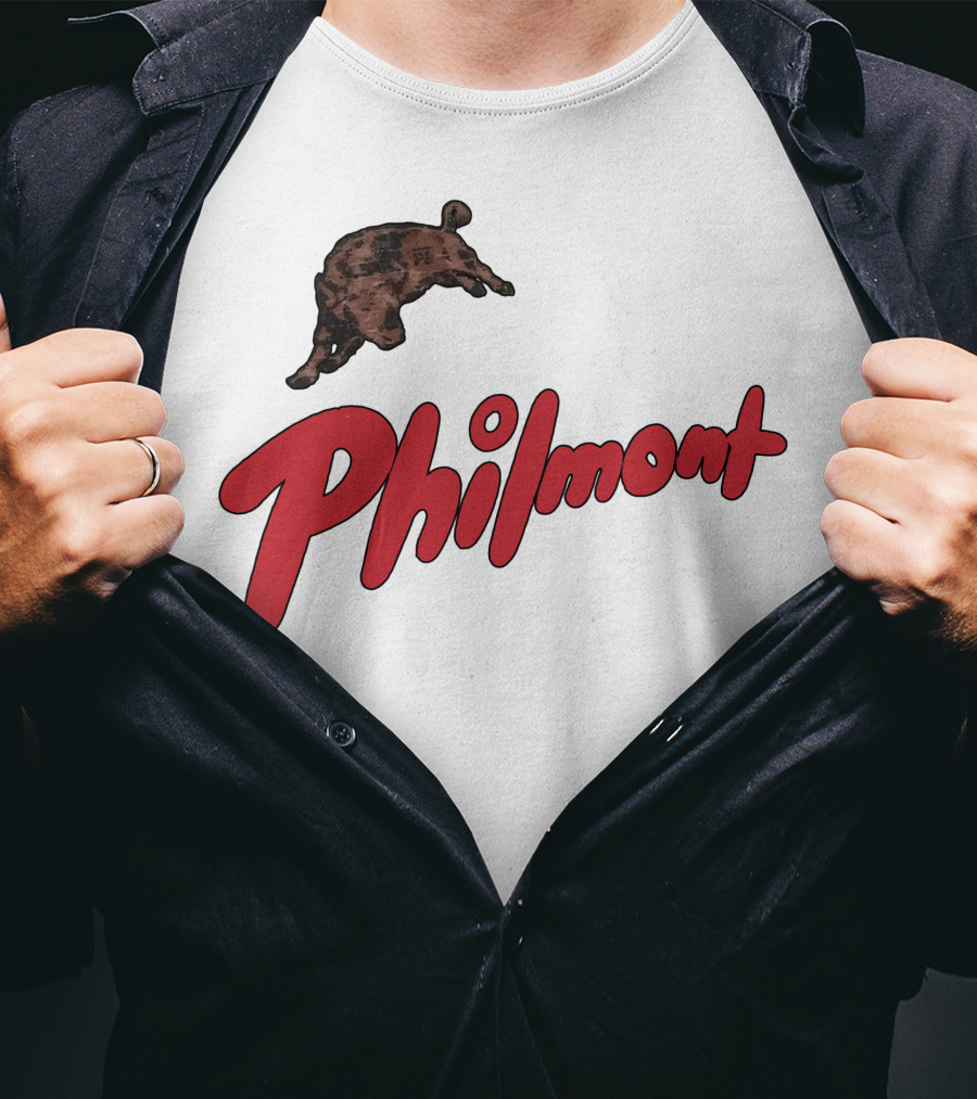 Philmont BSA Vintage Buffalo Icon In Red Script T-Shirt