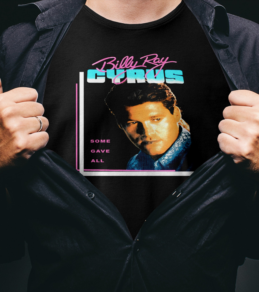 Billy Ray Cyrus Some Gave All 1992 T-Shirt
