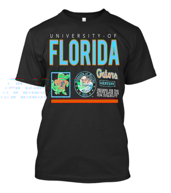University Florida Gators Genuine Active Fan 100% Durability 1853 T-Shirt