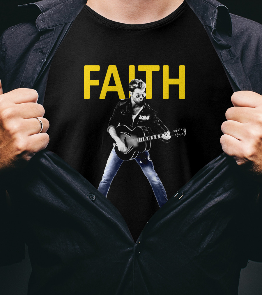 George Michael Faith Era Guitar Best Clothing T-Shirt