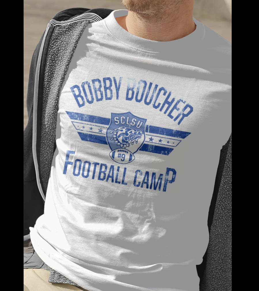 Bobby Boucher SCLSU Mud Dogs Football Camp Vintage Water Boy Movie T-Shirt