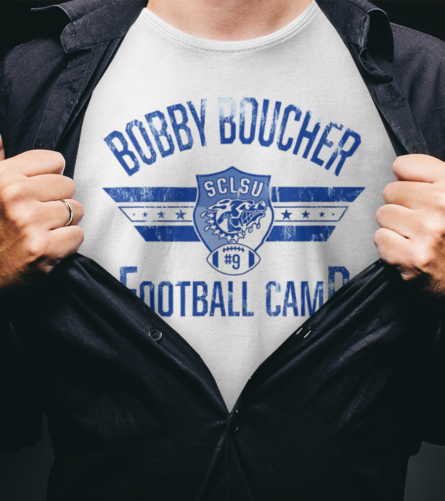 Bobby Boucher SCLSU Mud Dogs Football Camp Vintage Water Boy Movie T-Shirt