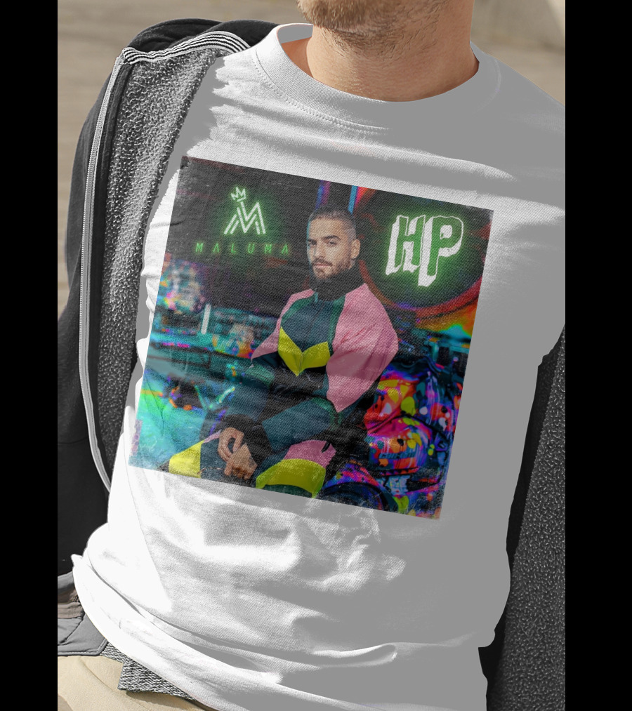 HP Maluma Neon Style Bright Colors T-Shirt