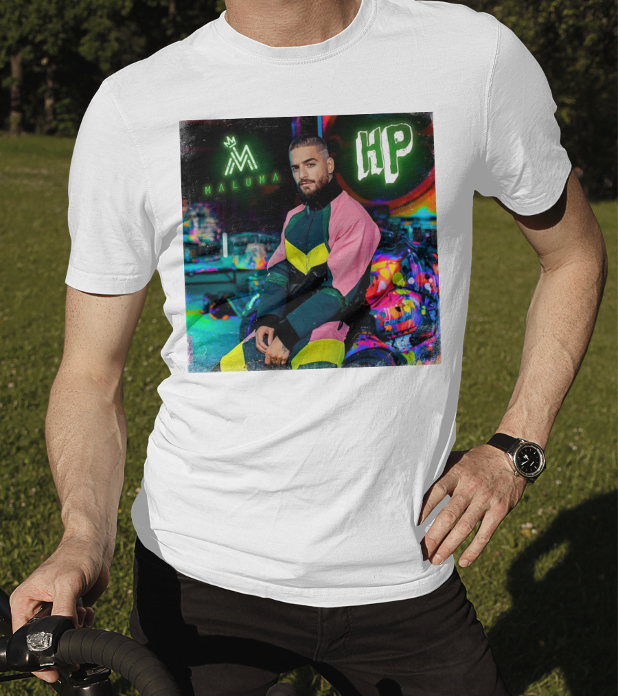 HP Maluma Neon Style Bright Colors T-Shirt
