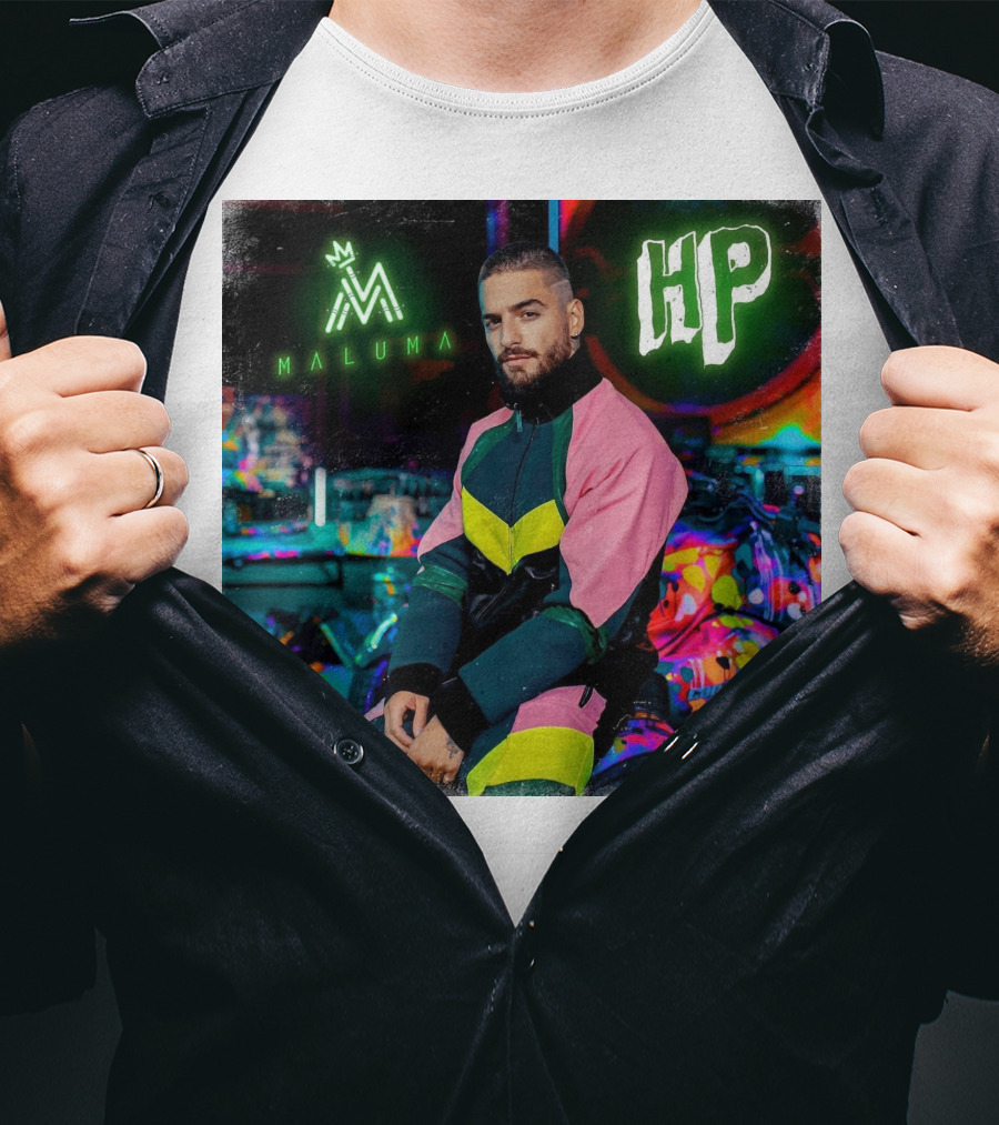 HP Maluma Neon Style Bright Colors T-Shirt