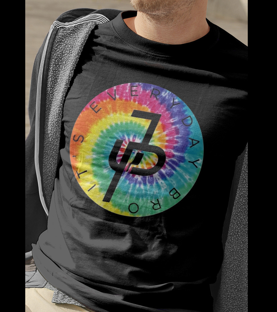 Jake Paul It's Everyday Bro Tie-Dye Logo Youth Personalized Shorts T-Shirt