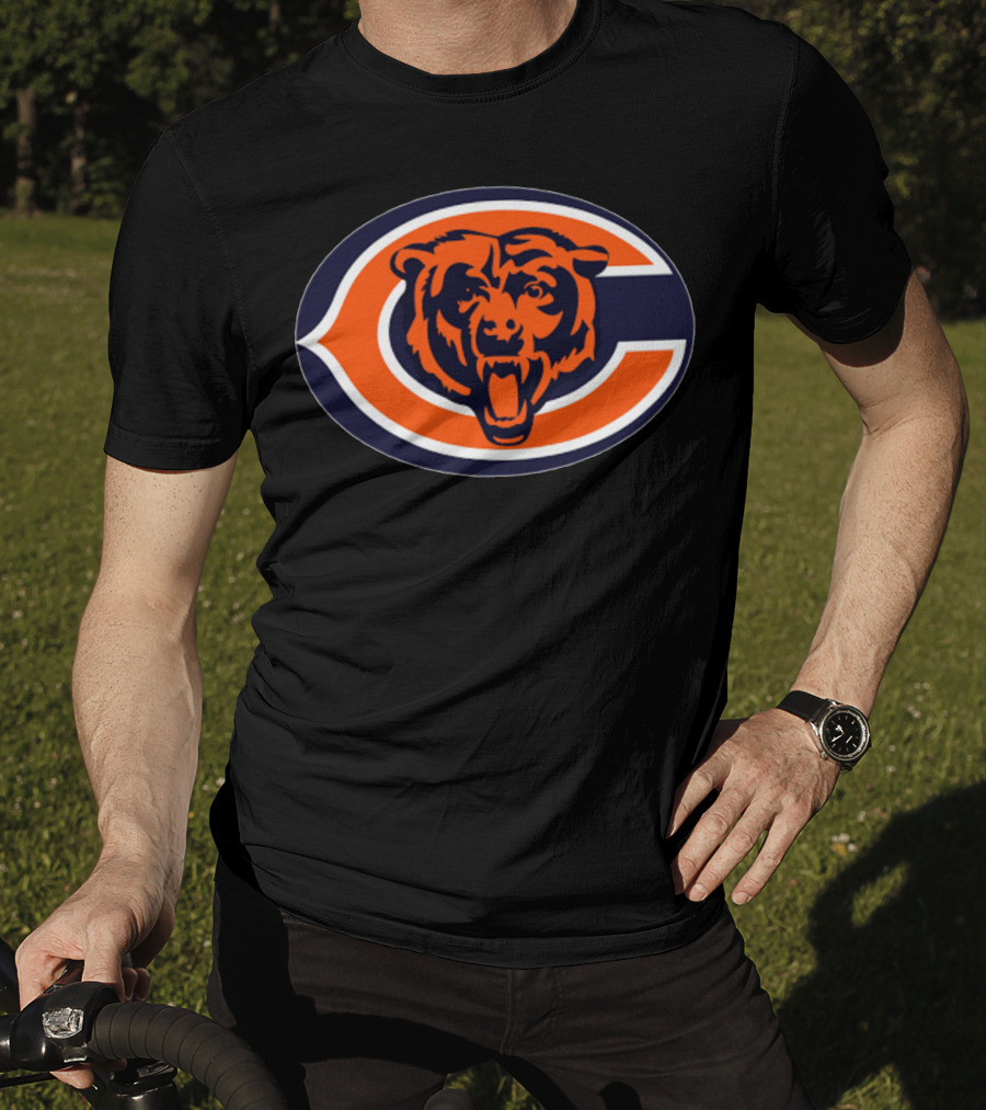 Chicago Bears Football Team Iconic Logo Bear Head T-Shirt
