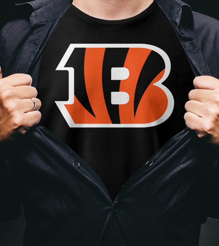Cincinnati Bengals NFL Football Team Logo Tigers T-Shirt