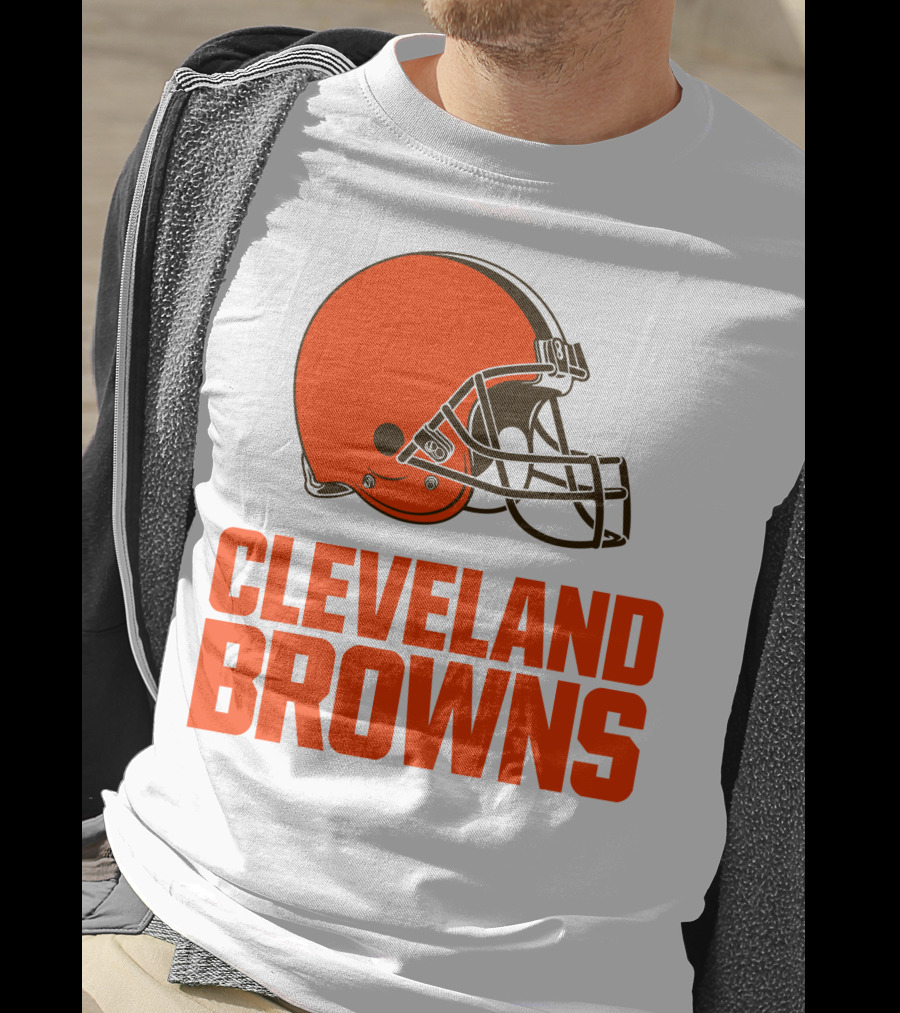 Cleveland Browns Football Team Helmet T-Shirt
