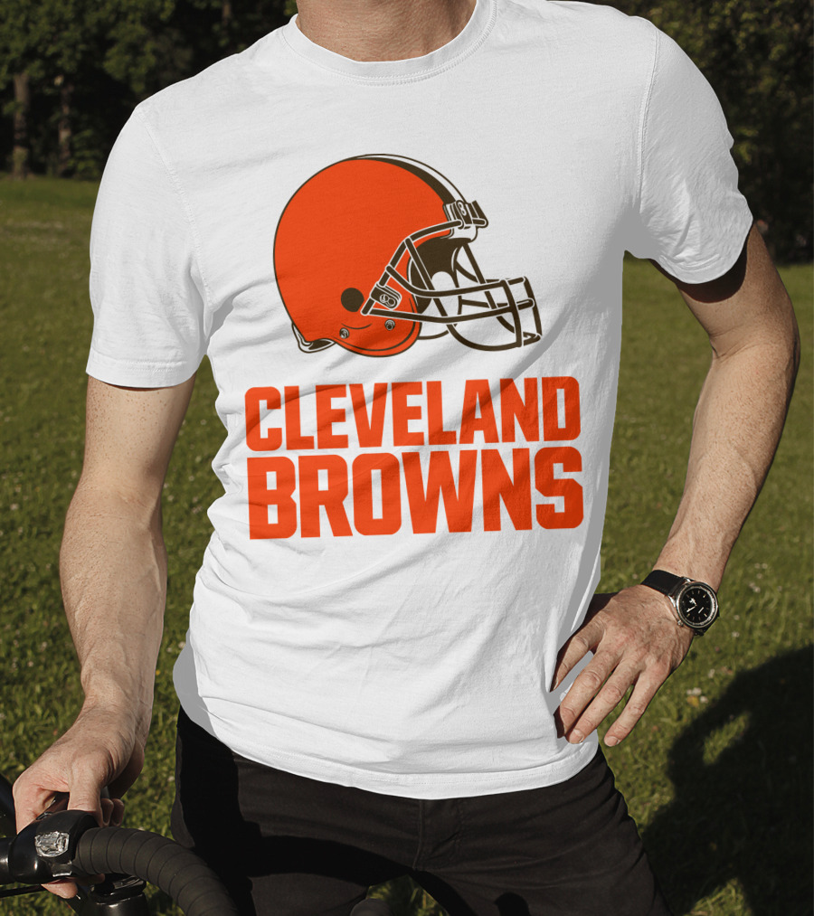 Cleveland Browns Football Team Helmet T-Shirt