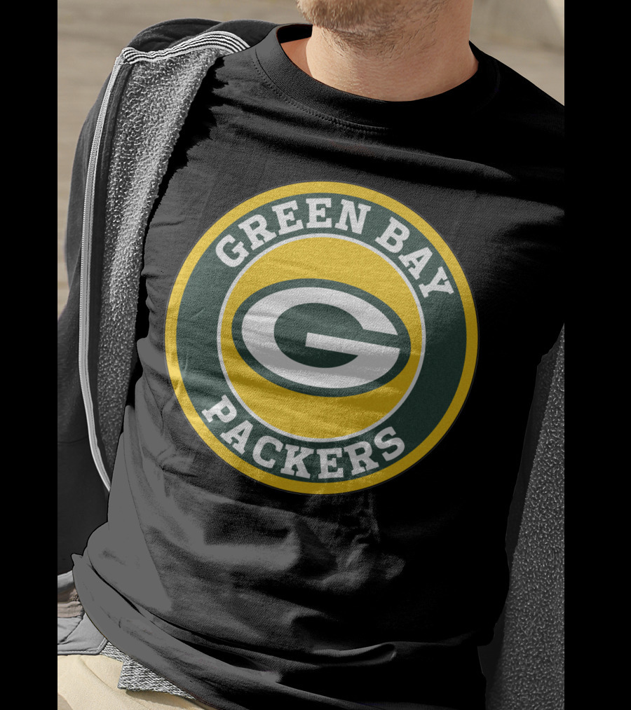 Green Bay Packers Football Team Circle T-Shirt