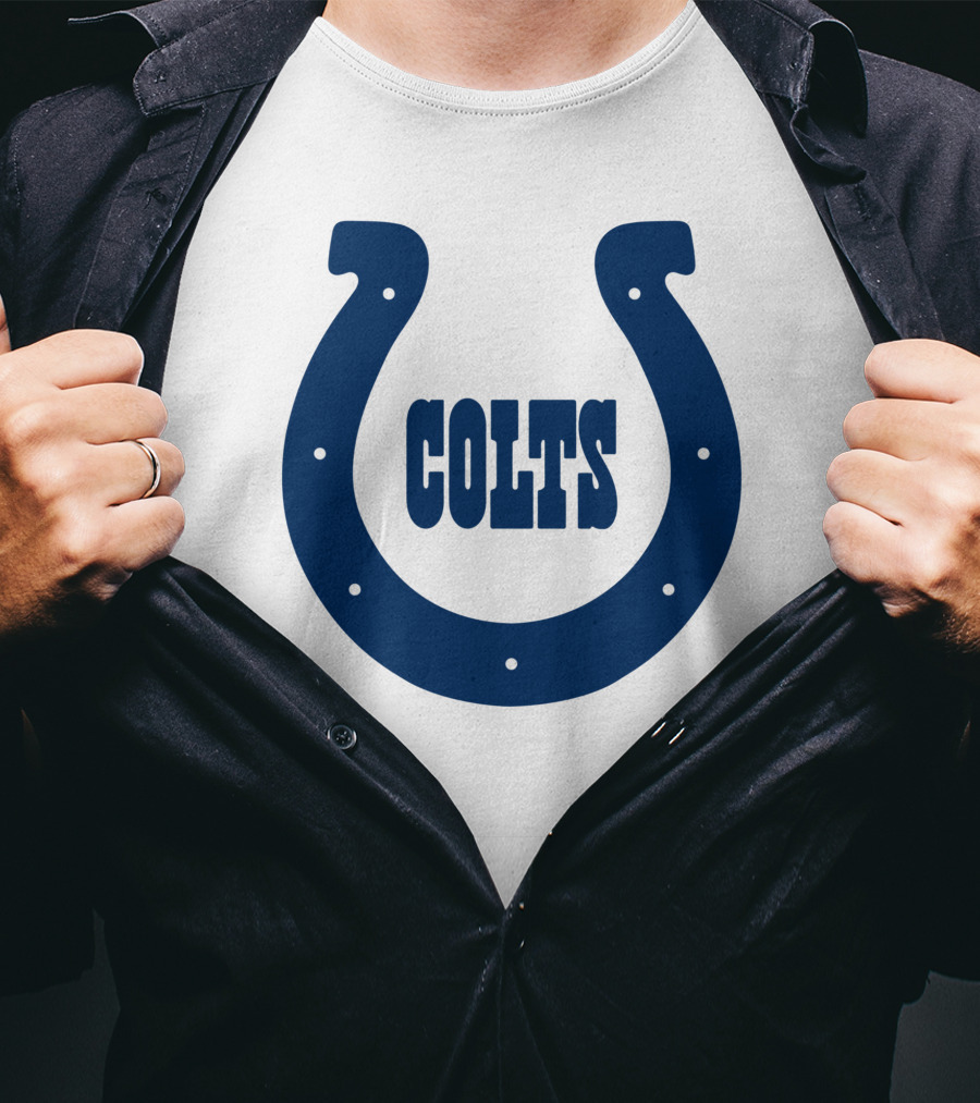 Indianapolis Colts Colts Horseshoe Logo Football Team T-Shirt