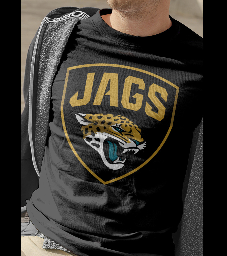 Jags Jacksonville Jaguars Logo Football Team T-Shirt