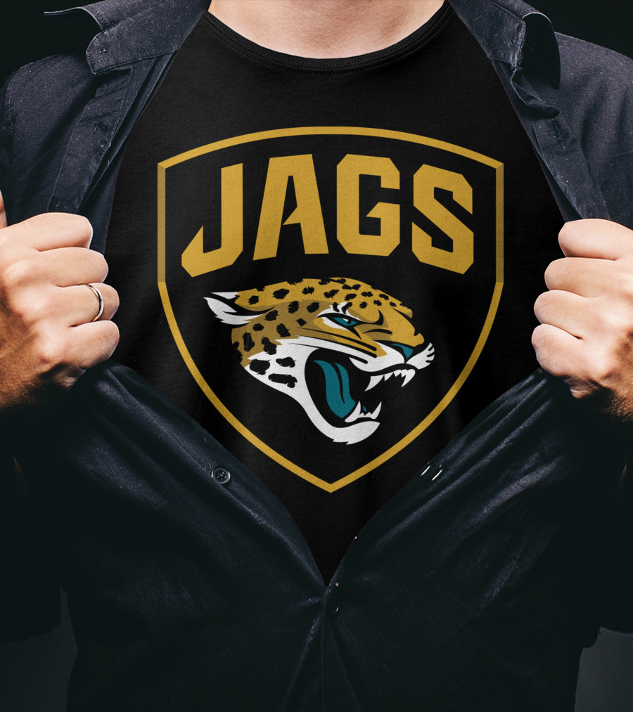 Jags Jacksonville Jaguars Logo Football Team T-Shirt