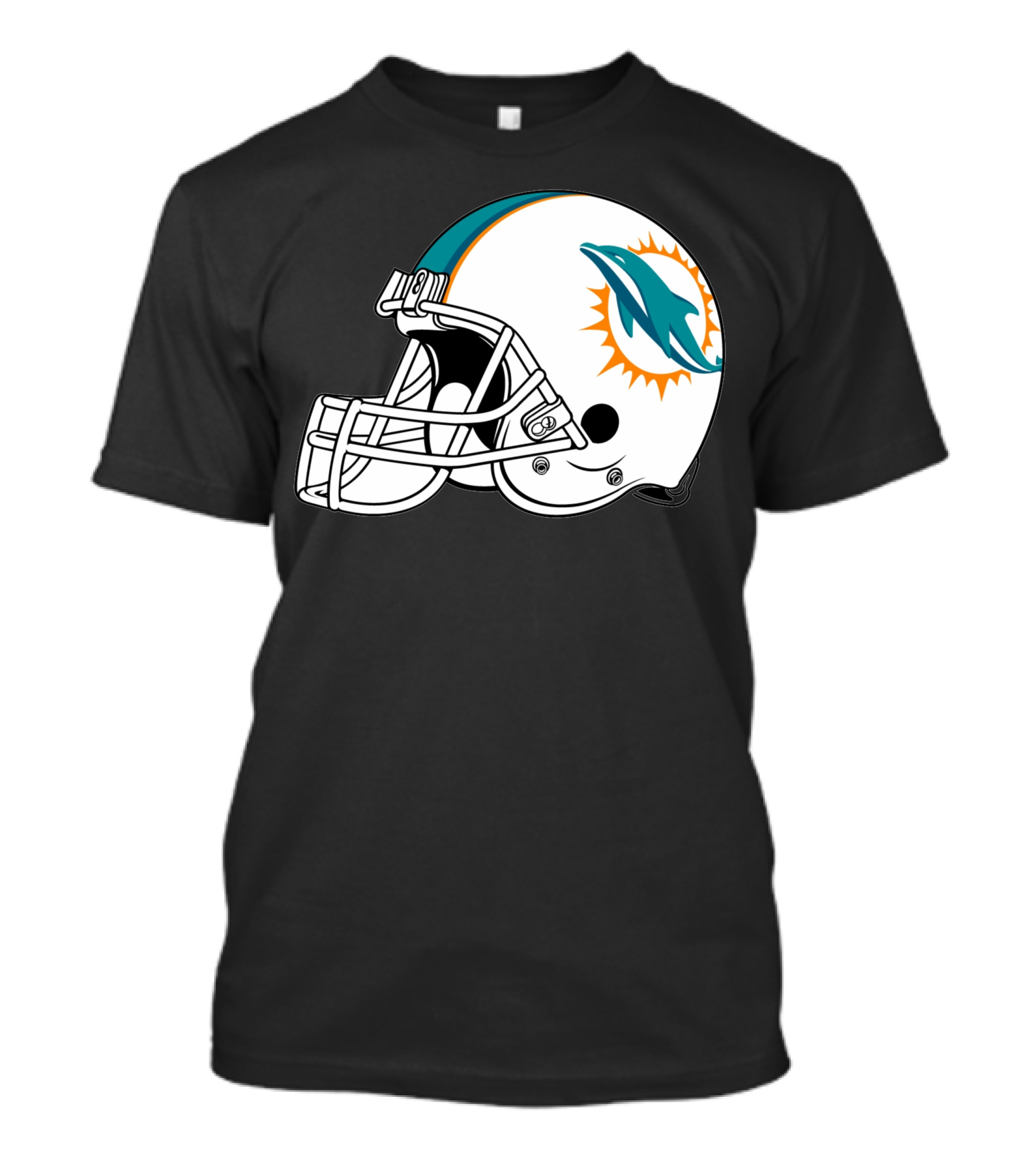 Miami Dolphins Helmet Football Team T-Shirt