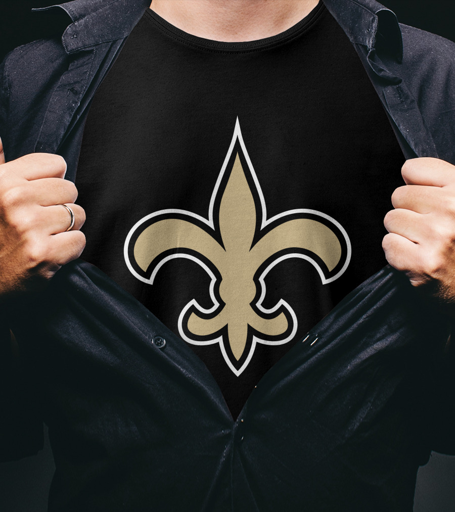 New Orleans Saints Fleur-de-Lis Football Team Fan T-Shirt