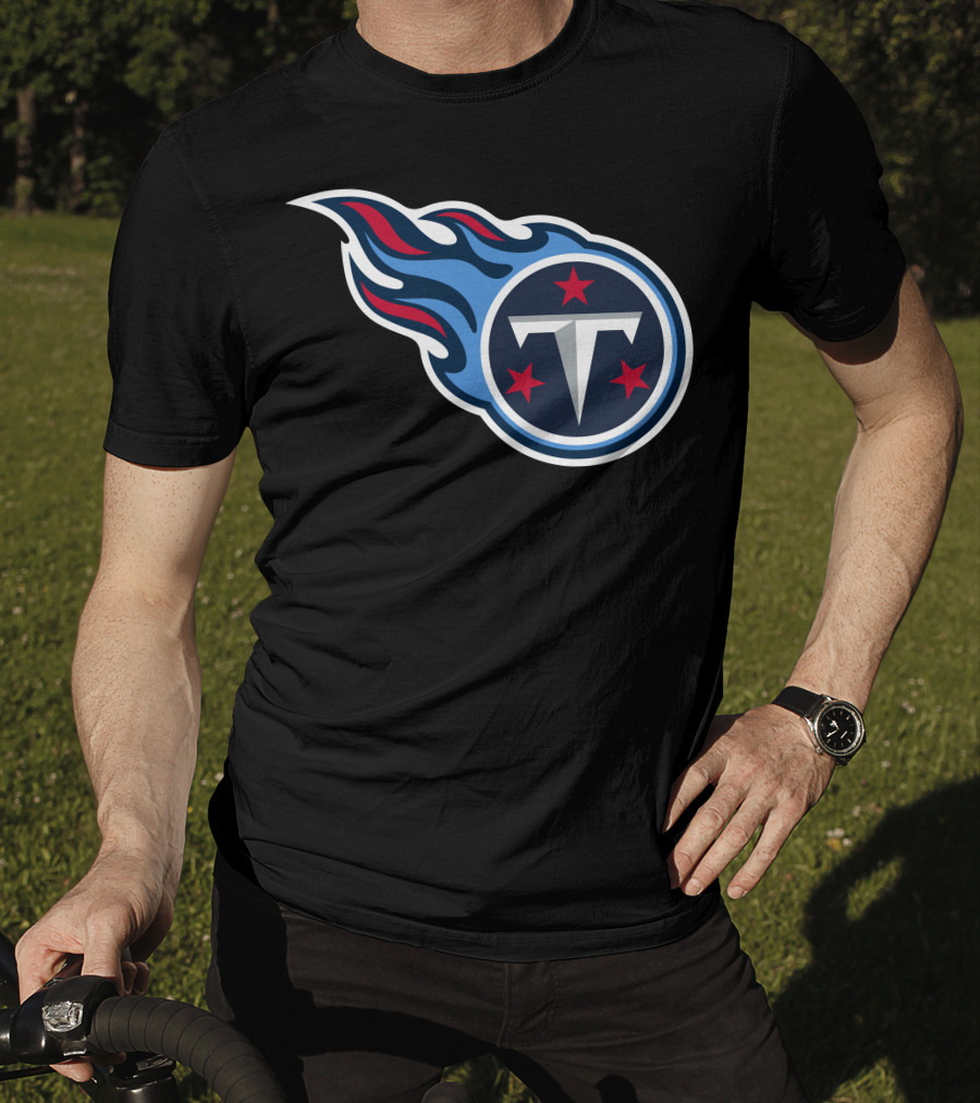 Tennessee Titans Football Team Symbol With Iconic T-Shirt