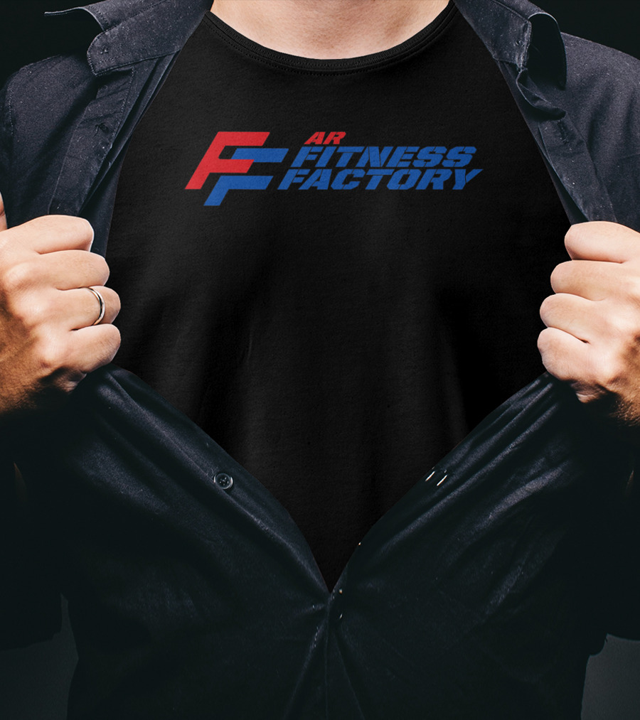 AR Fitness Factory Bold Red And Blue T-Shirt