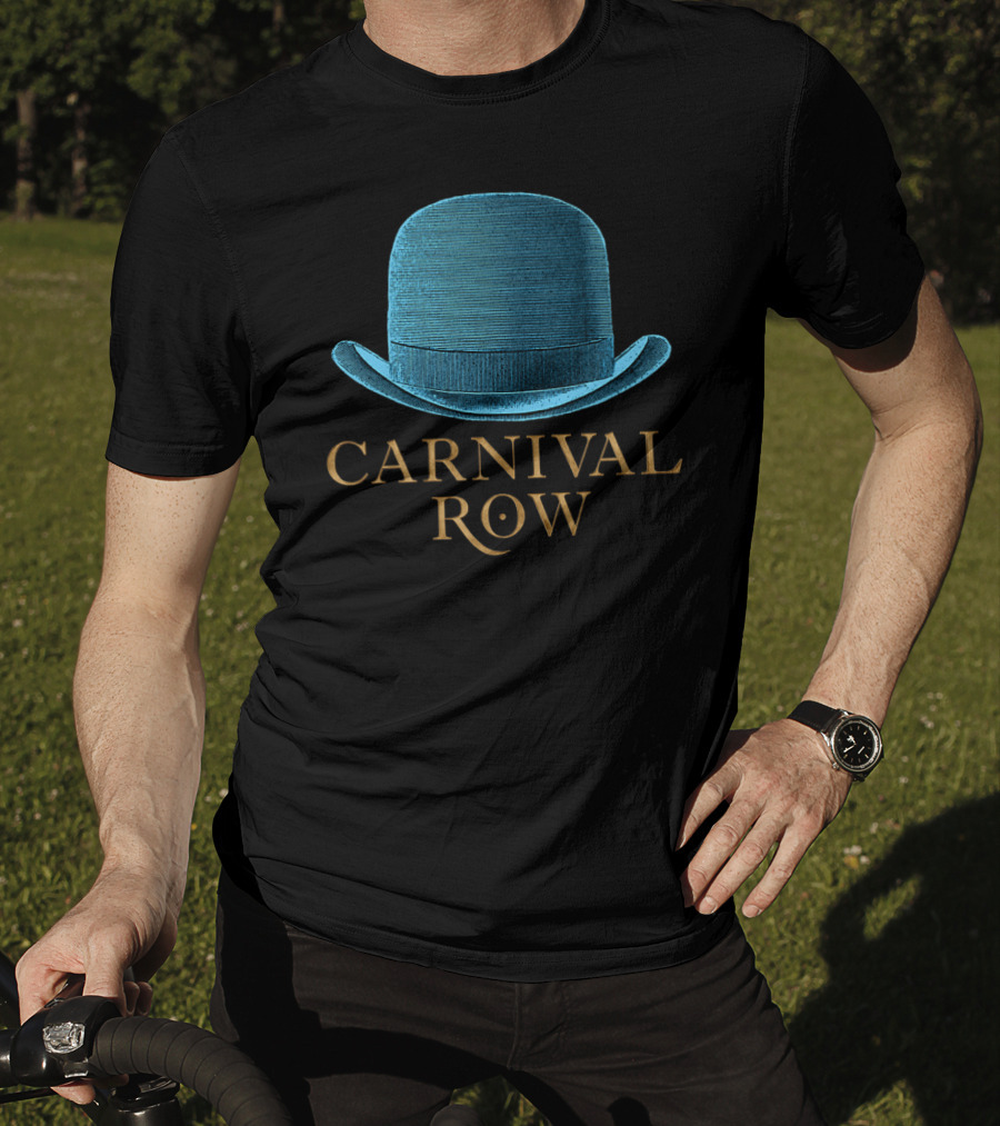 Carnival Row Blue Bowler Hat T-Shirt