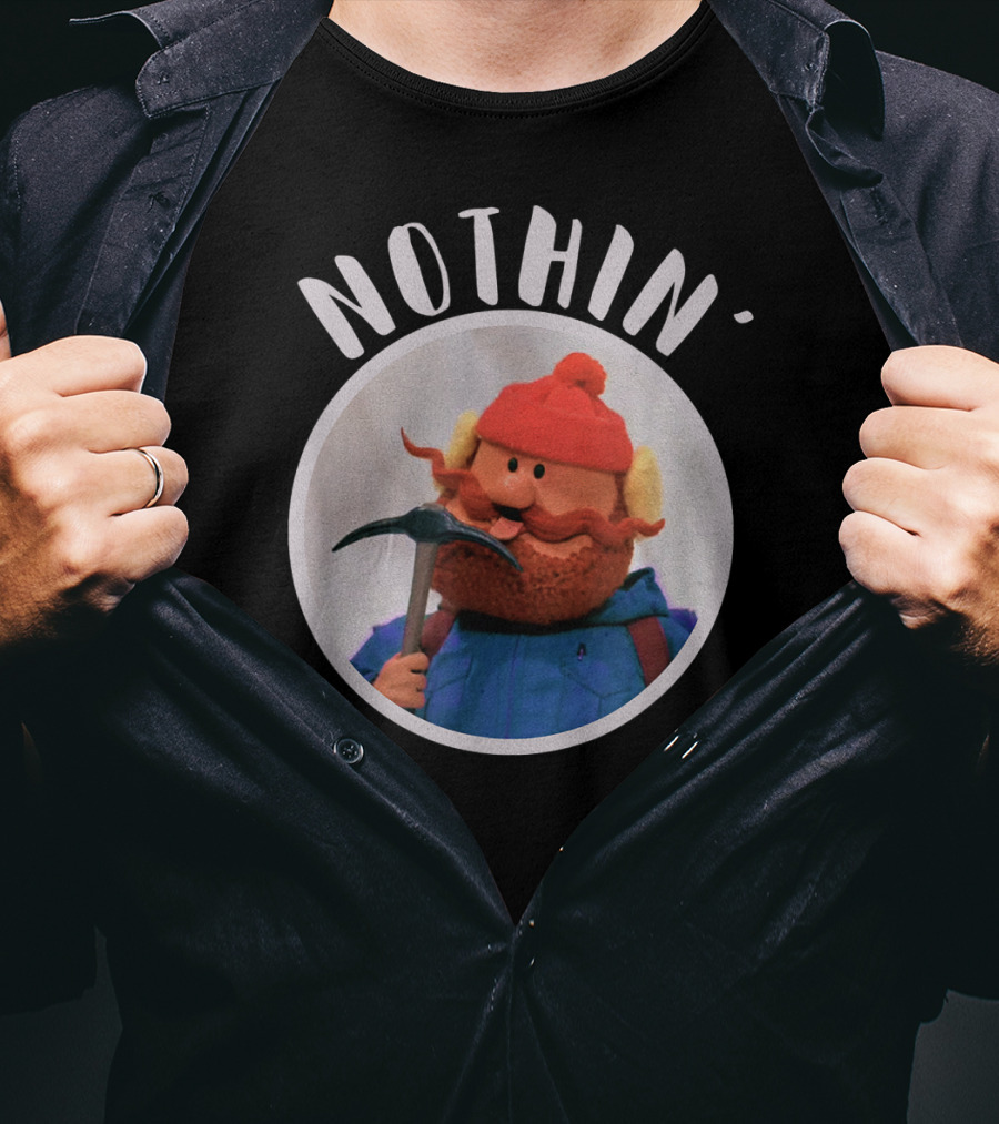 Christmas Special Nothin' Cornelius Of The Yukon Pickaxe Red Beanie T-Shirt