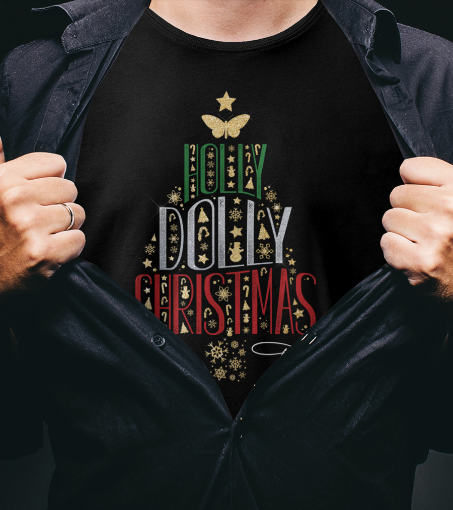 Holly Dolly Christmas Dolly Parton T-Shirt