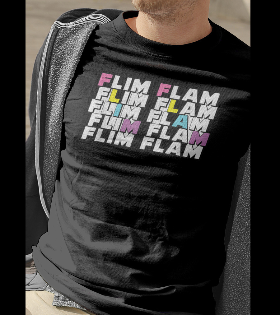 FLIM FLAM Stacked T-Shirt