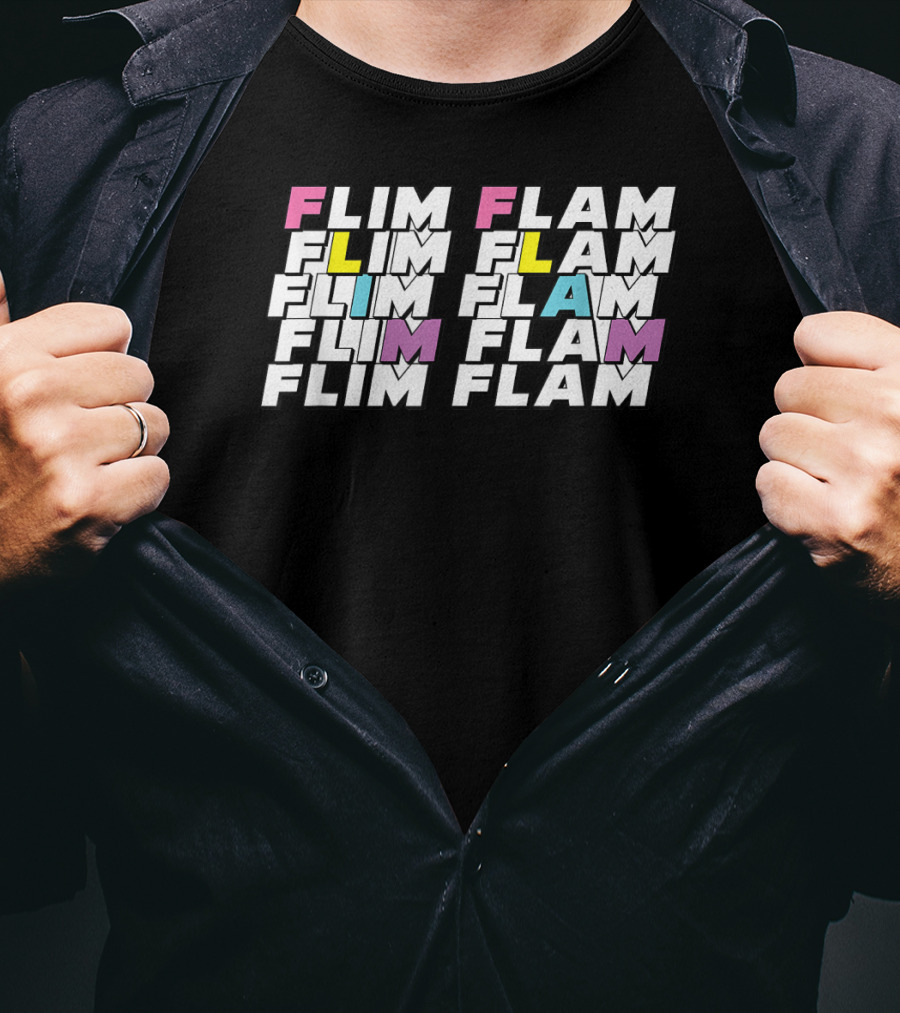 FLIM FLAM Stacked T-Shirt