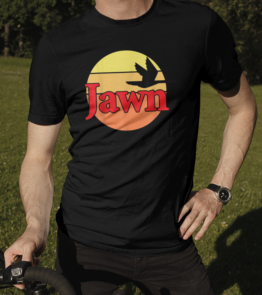 Wawa Jawn Sunset Silhouette Bird T-Shirt