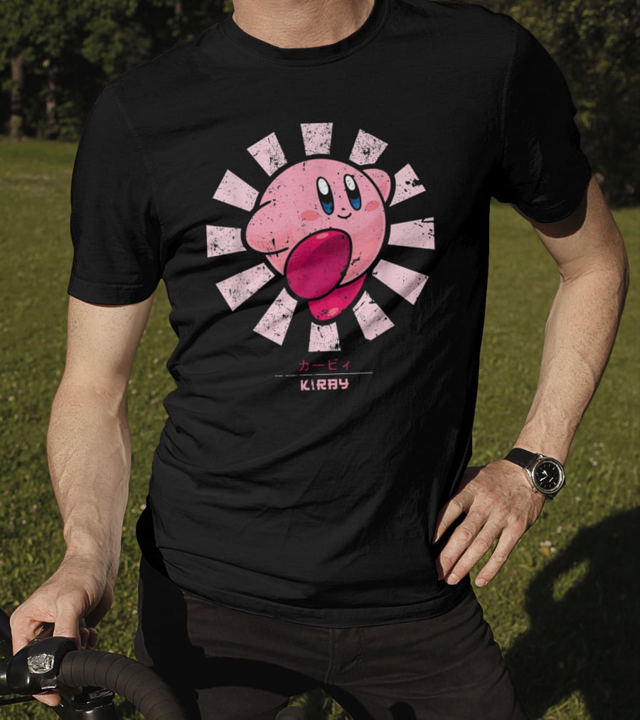 Kirby KIRBY Retro Style Burst T-Shirt