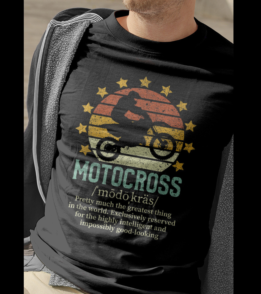 Motocross Pretty Much The Greatest Thing In The World Vintage Dirtbike Rider T-Shirt