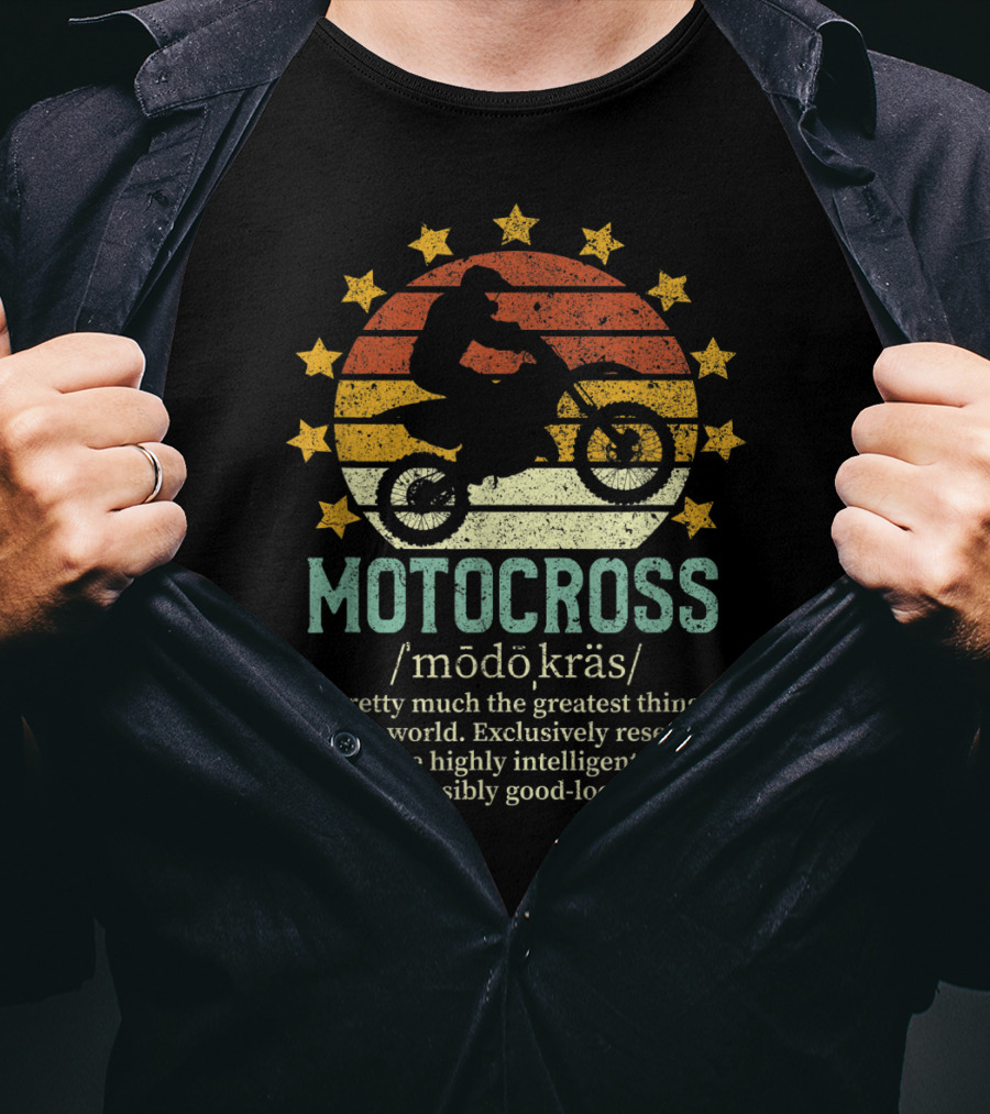 Motocross Pretty Much The Greatest Thing In The World Vintage Dirtbike Rider T-Shirt