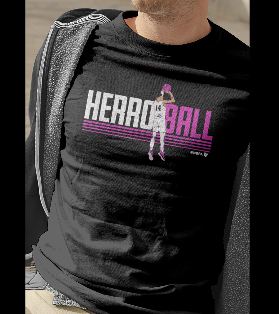 HERRO BALL Officially Licensed Tyler Herro NBPA T-Shirt