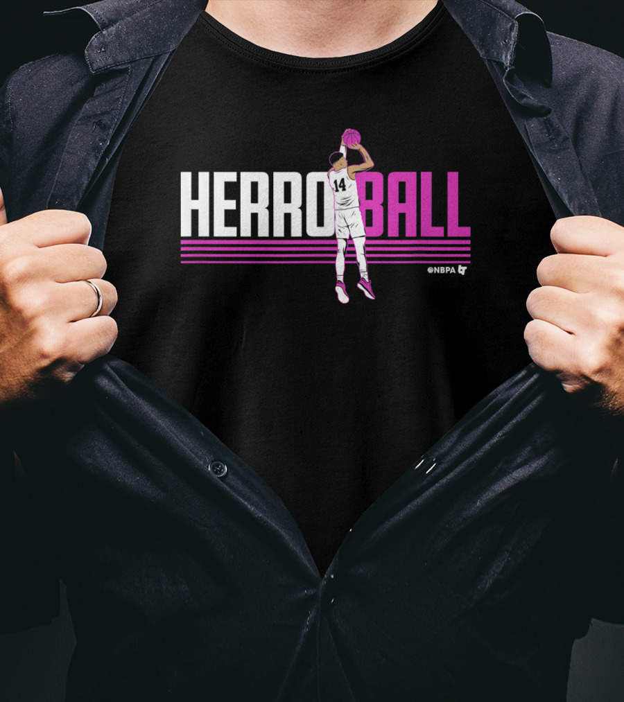 HERRO BALL Officially Licensed Tyler Herro NBPA T-Shirt