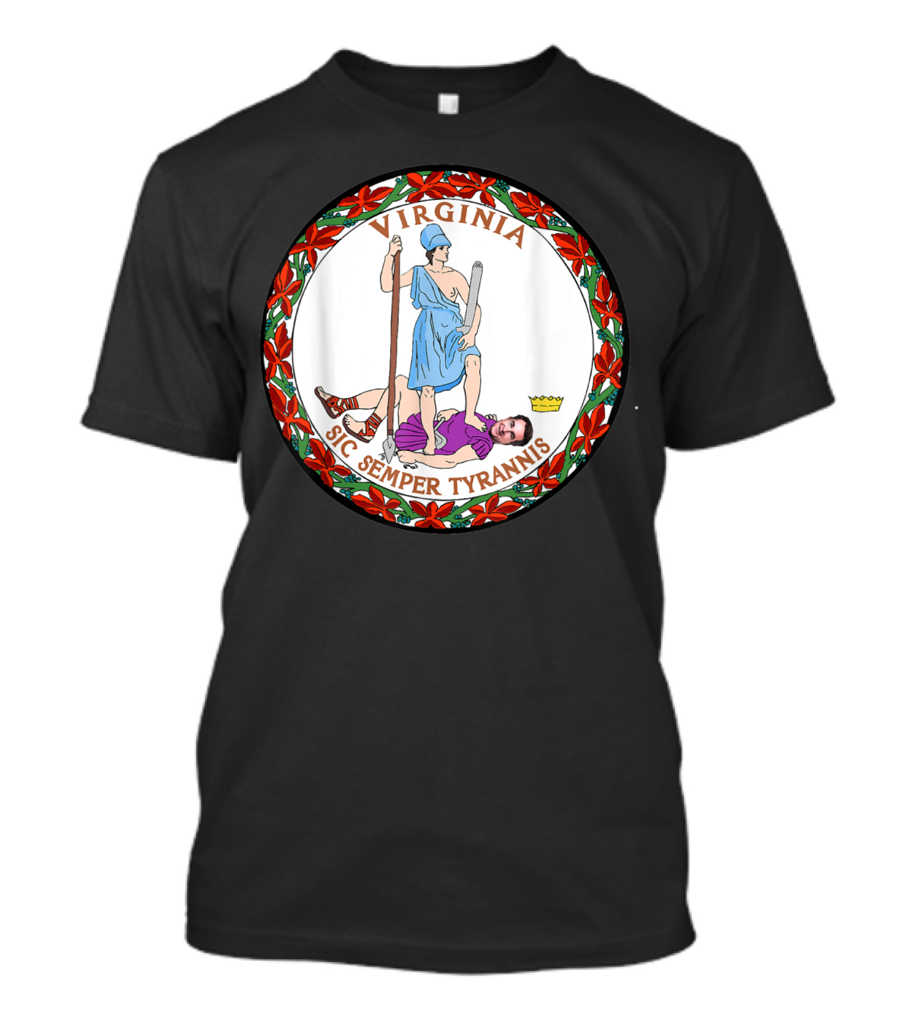 Virginia Sic Semper Tyrannis Seal Governor Northam T-Shirt