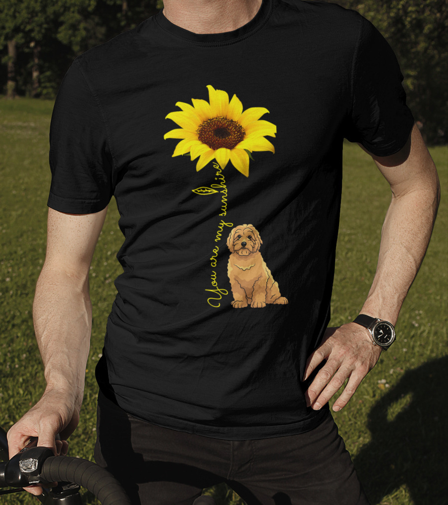 You Are My Sunshine Goldendoodle Sunflower Mom T-Shirt