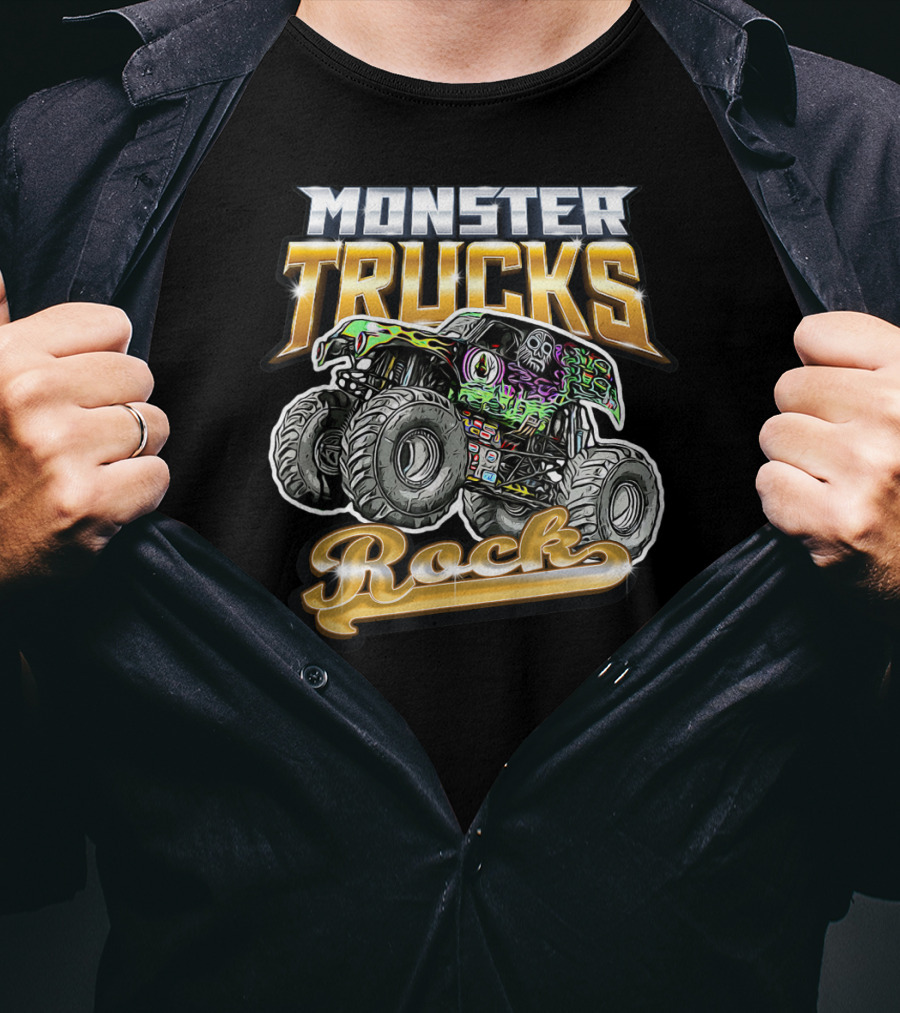 Monster Trucks Rock T-Shirt