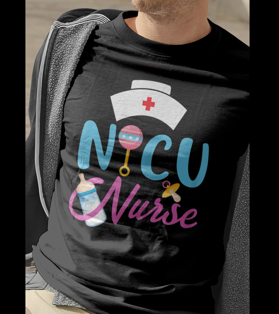 NICU Nurse Newborn Baby Care Essentials T-Shirt