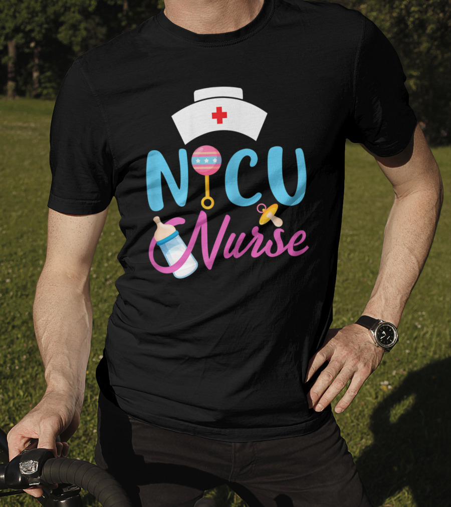 NICU Nurse Newborn Baby Care Essentials T-Shirt